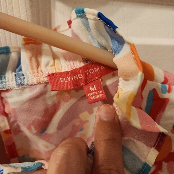 Flying tomoato multicolor shirt - Picture 2 of 4